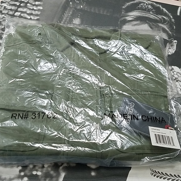 New!! Cherokee Heritage Cargo Tie Utility Jacket - Picture 7 of 8